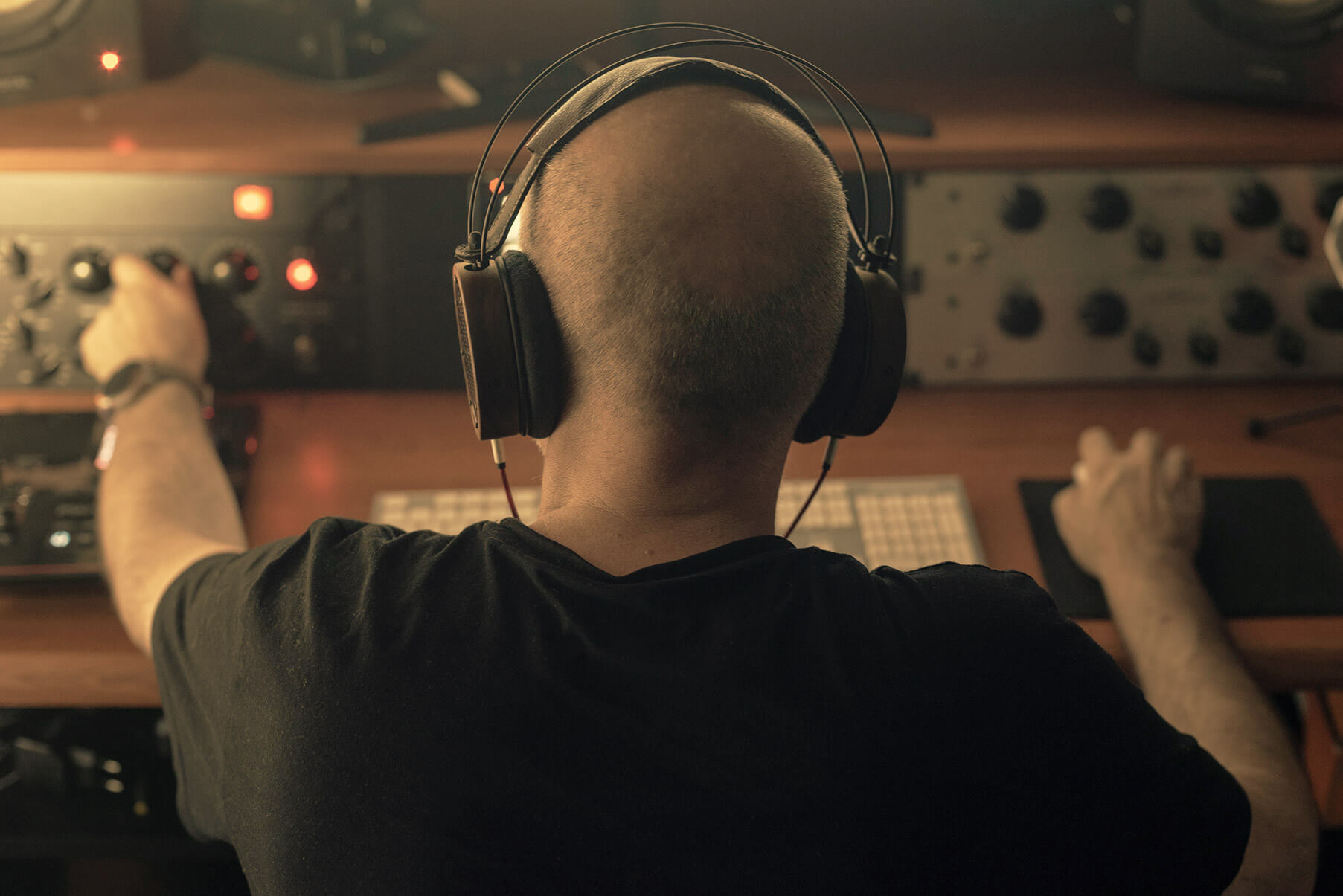 Travail en régie à Audio Linea Studio