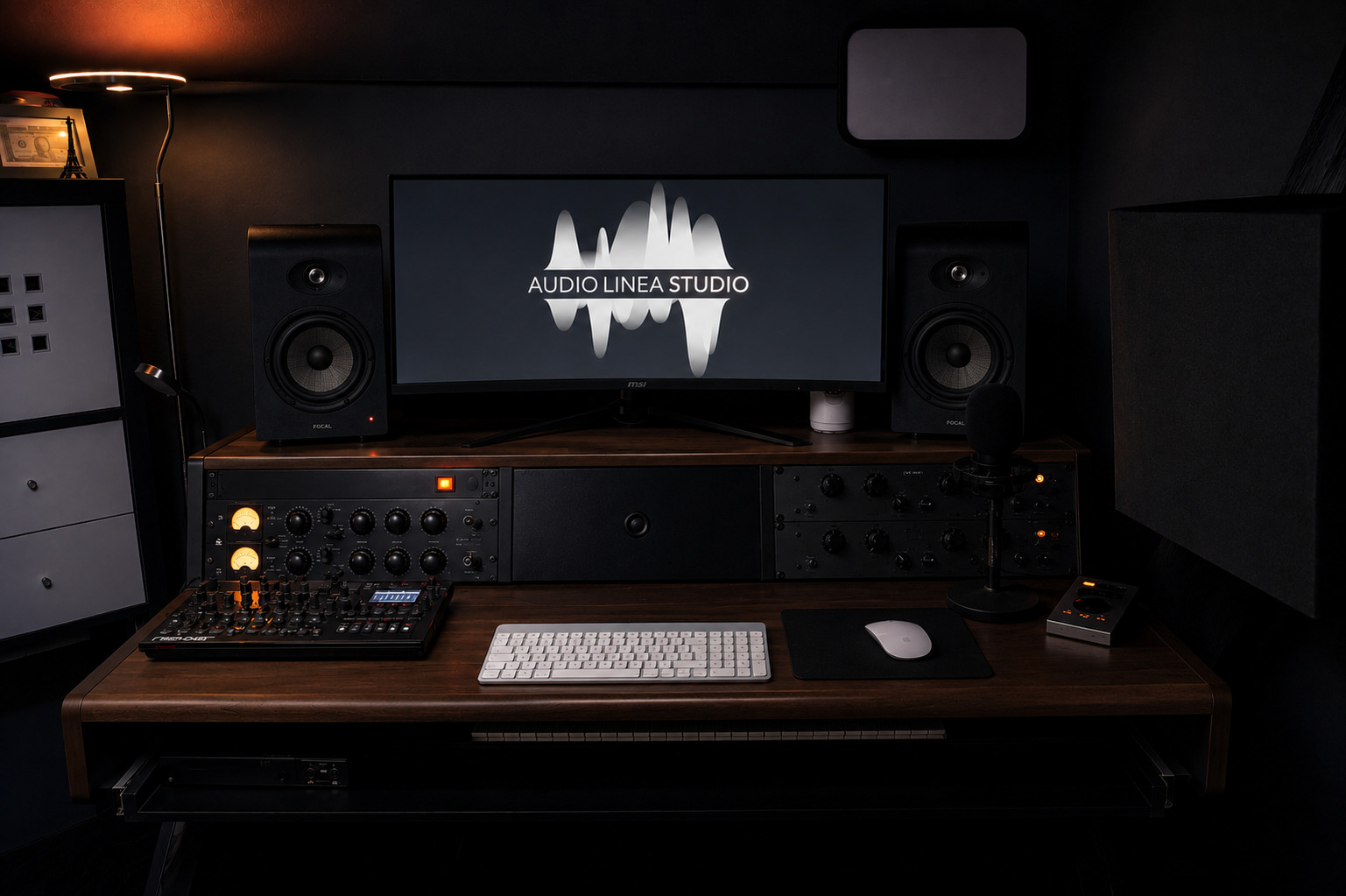 Régie d'Audio Linea Studio près de Maubeuge