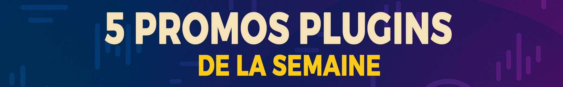 5 promos plugins audio de la semaine – sélection Audio Linea Studio